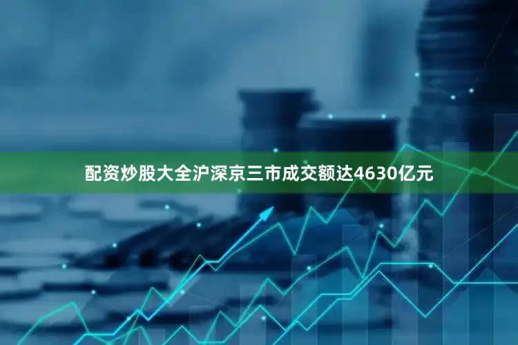 配资炒股大全沪深京三市成交额达4630亿元